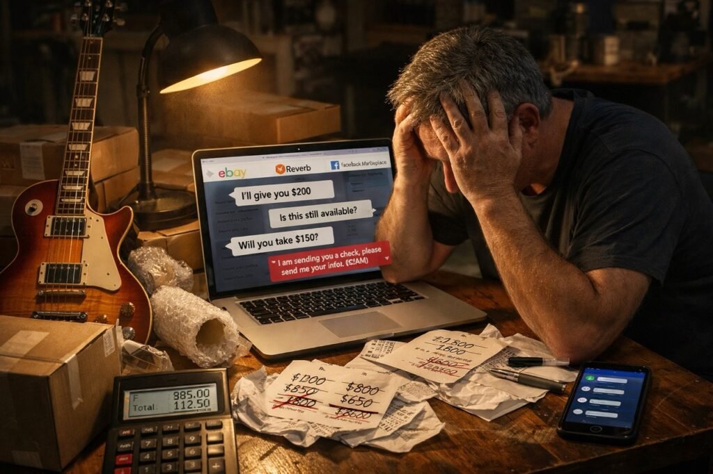 The Hidden Costs of Selling Your Les Paul Online (And Why Most Sellers Lose Money)