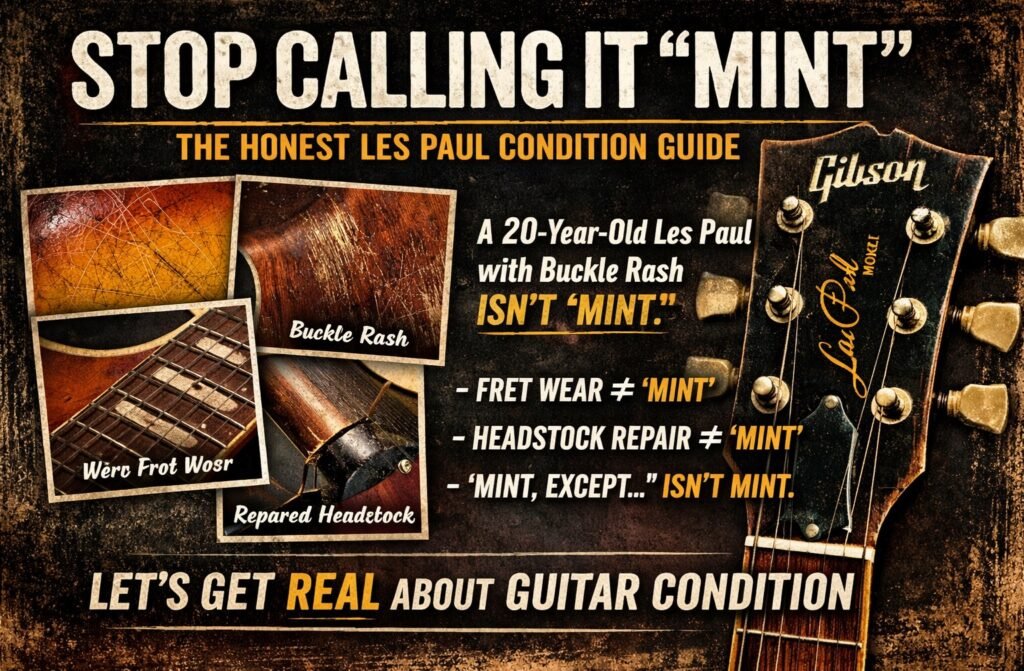 Stop Calling It “Mint”: The Honest Les Paul Condition Guide