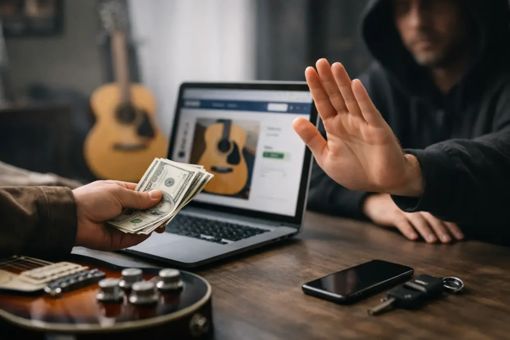 How to Avoid Guitar Selling Scams