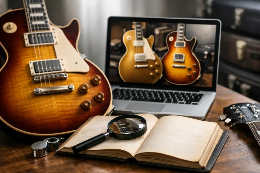 How to Research Les Paul Production Year
