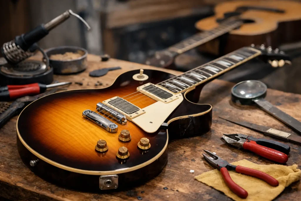 Do Repairs Lower Guitar Value? A Les Paul Guide