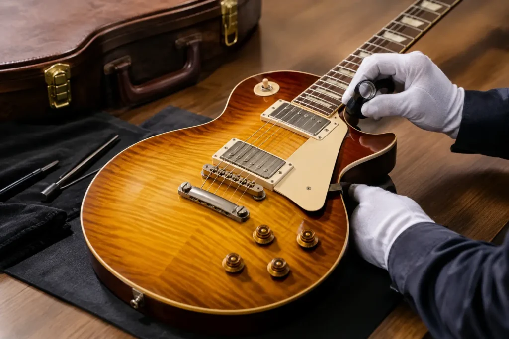 Gibson Authentication for Valuable Les Pauls